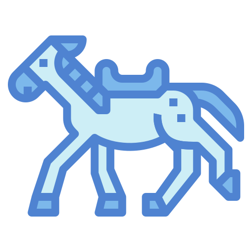 Horse Generic Blue icon