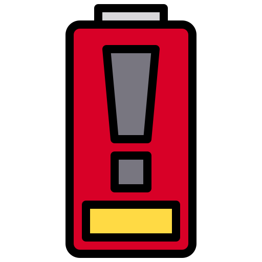 Low battery xnimrodx Lineal Color icon