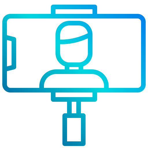 Selfie xnimrodx Lineal Gradient icon