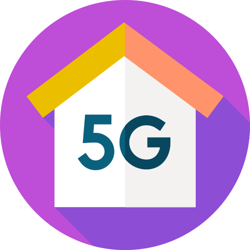 5 g Flat Circular Flat icona