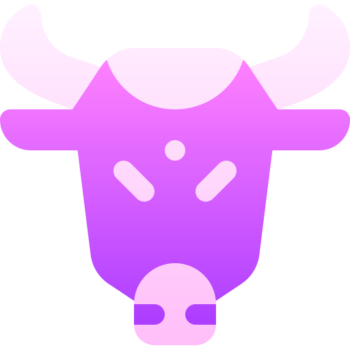 Cow Basic Gradient Gradient icon