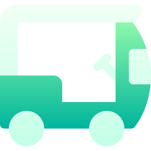 Rickshaw Basic Gradient Gradient icon