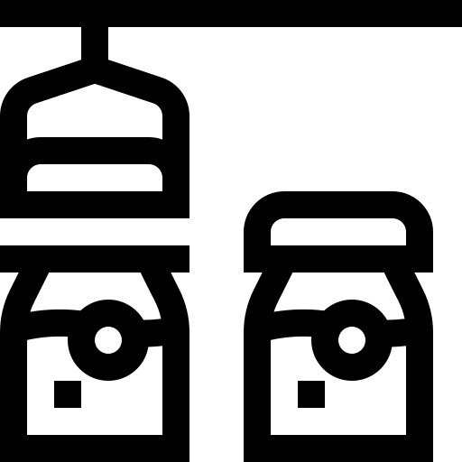 production Basic Straight Lineal Icône