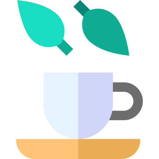 お茶 Basic Straight Flat icon