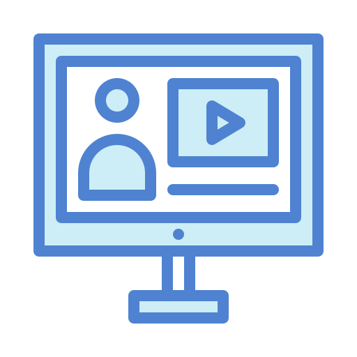 videokonferenz Generic Blue icon