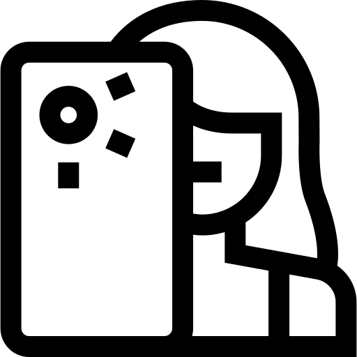 autoscatto Basic Straight Lineal icona