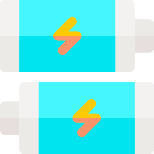 batterie Basic Rounded Flat icon