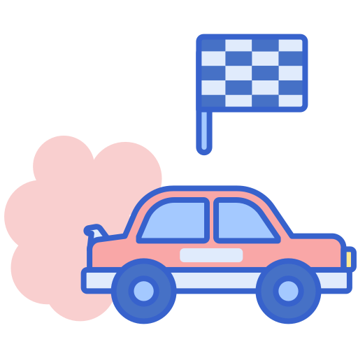 Rally Flaticons Lineal Color icon