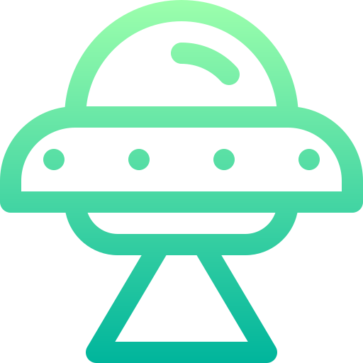 ufo Basic Gradient Lineal color icon