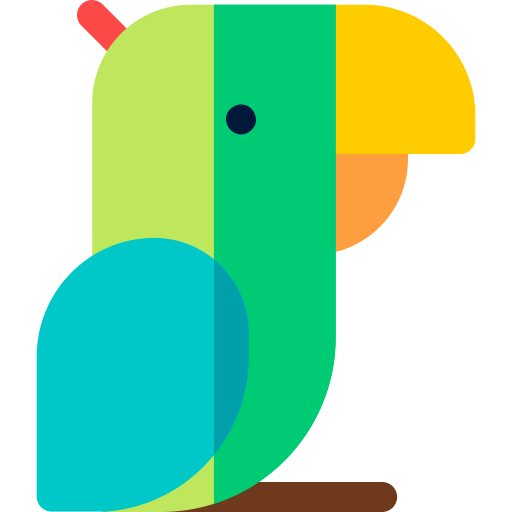 Parrot Basic Rounded Flat icon