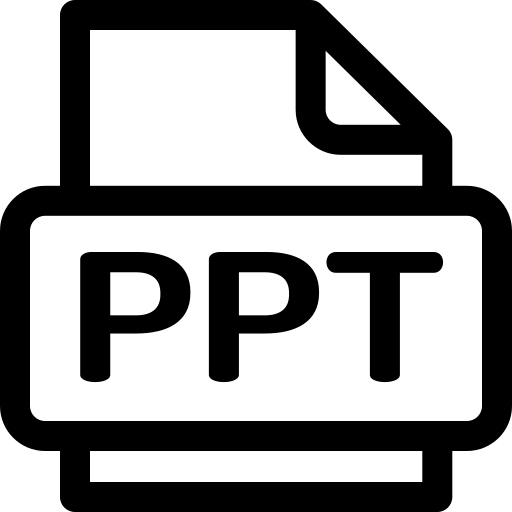 ppt Basic Rounded Lineal icoon