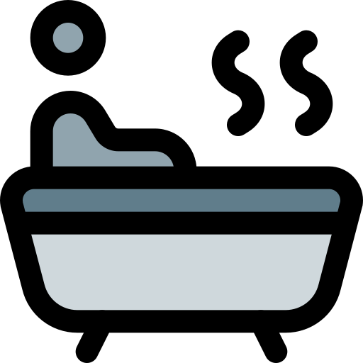 badewanne Pixel Perfect Lineal Color icon