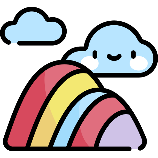 vinicunca Kawaii Lineal color icon