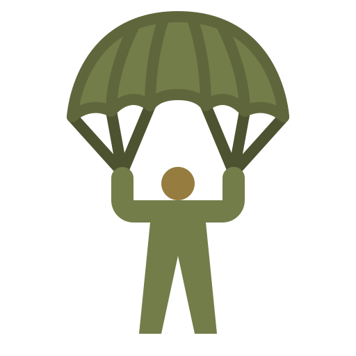 Parachute Iconixar Flat icon