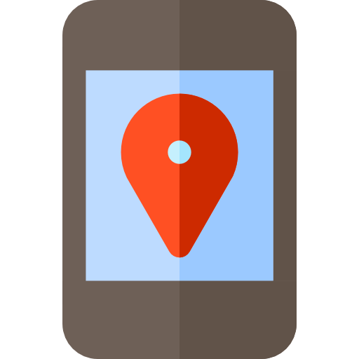 gps Basic Rounded Flat icon