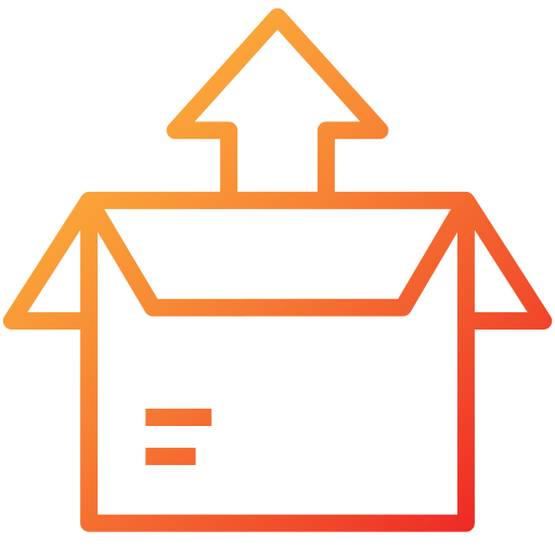 unboxing Generic Gradient icon