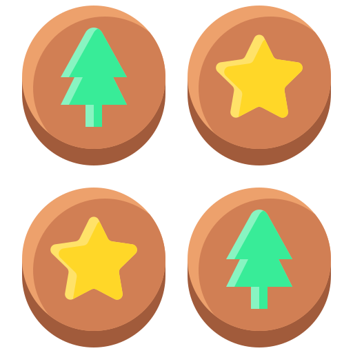 Gingerbread Generic Flat icon