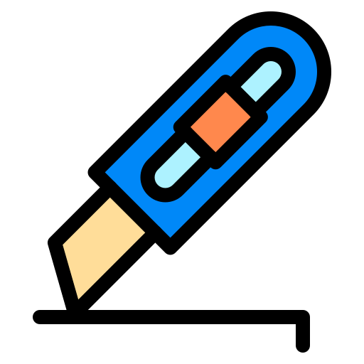 커터 Generic Outline Color icon