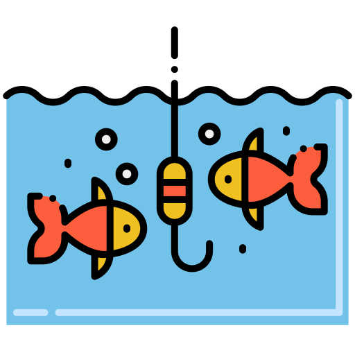 pesca Flaticons Lineal Color icona