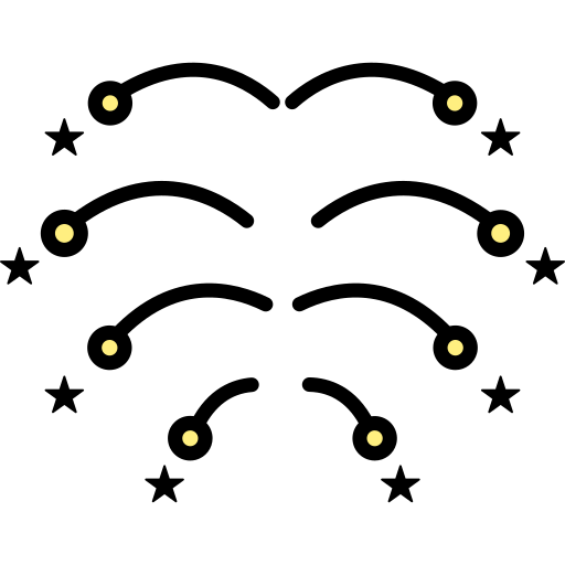 fogos de artifício Generic Outline Color Ícone