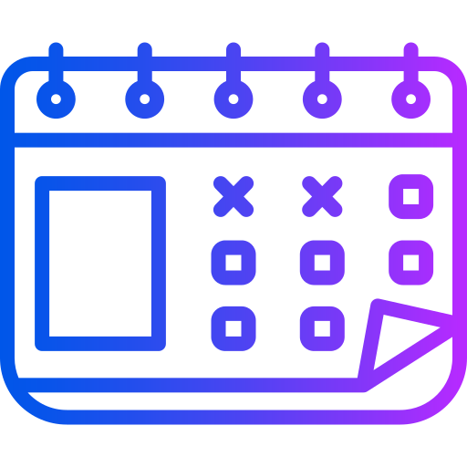 kalender Generic Gradient icon