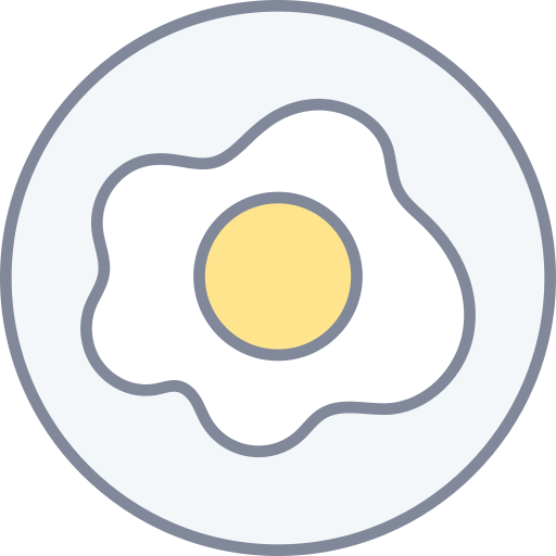 Fried egg Generic Outline Color icon