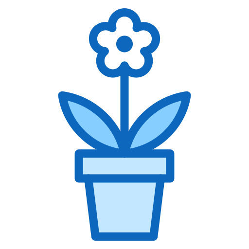 Flower Generic Blue icon