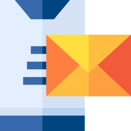 Mail Basic Straight Flat icon