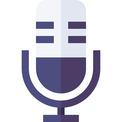 Microphone Basic Straight Flat icon