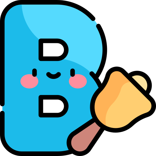 B Kawaii Lineal color icon