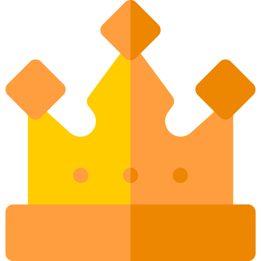 Crown Basic Rounded Flat icon