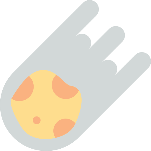 asteroid Generic Flat icon