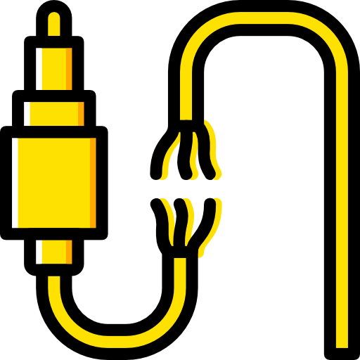 câble cassé Basic Miscellany Yellow Icône