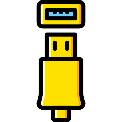 Usb Basic Miscellany Yellow icon