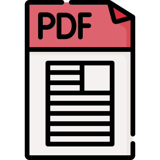 pdf Special Lineal color icon