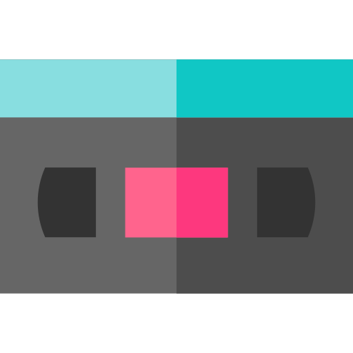 vhs Basic Straight Flat icon