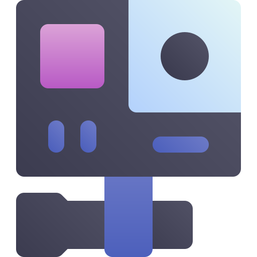 액션 카메라 Generic Flat Gradient icon