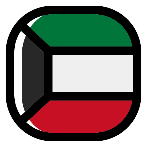 kuwait Generic Outline Color icon