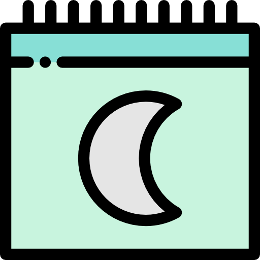 カレンダー Detailed Rounded Lineal color icon