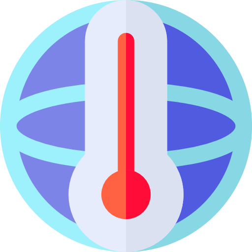 Global warming Basic Rounded Flat icon