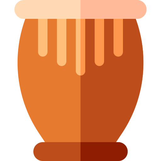 djembe Basic Rounded Flat icon