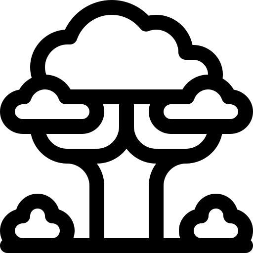 baobab Basic Rounded Lineal Ícone