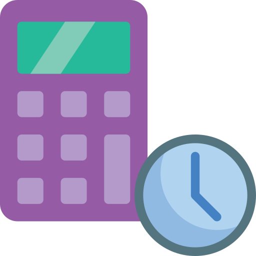 Calculator Basic Miscellany Flat icon