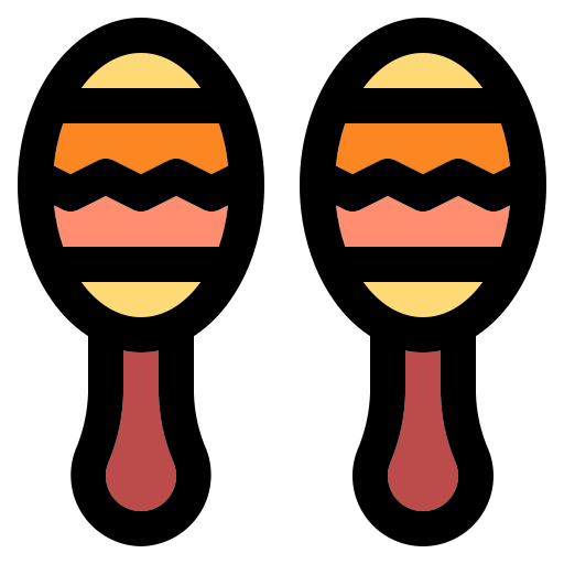 maracas Generic Outline Color icon