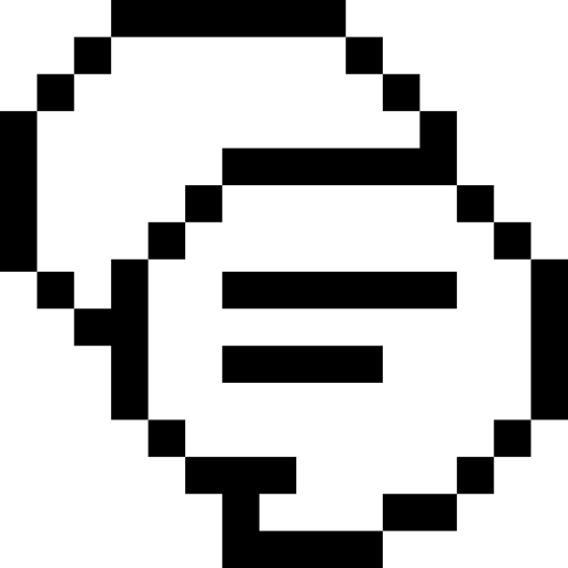 チャット Pixel Outline icon