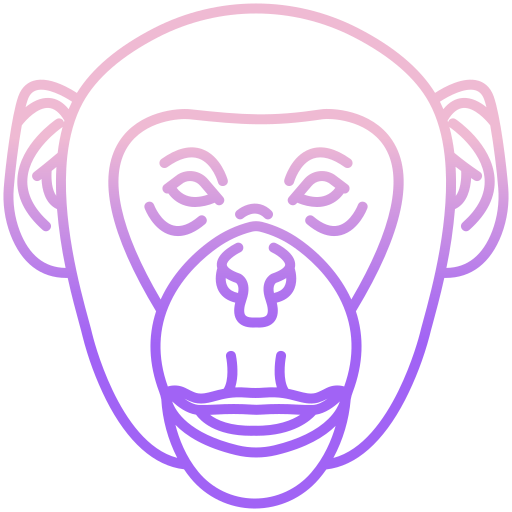 macaco Icongeek26 Outline Gradient Ícone