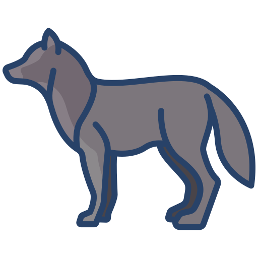 wolf Icongeek26 Linear Colour icon