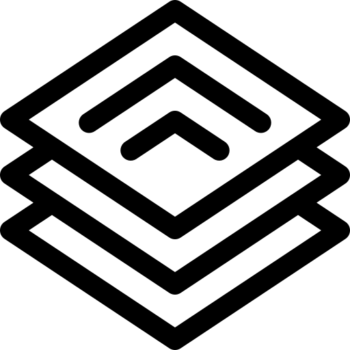 platform Basic Rounded Lineal icoon