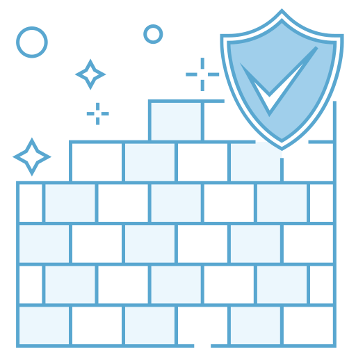 firewall Generic Blue icon