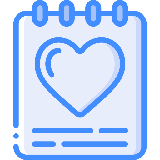 Notepad Basic Miscellany Blue icon